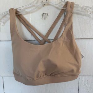 Lululemon Energy Bra Tan Nude size 4